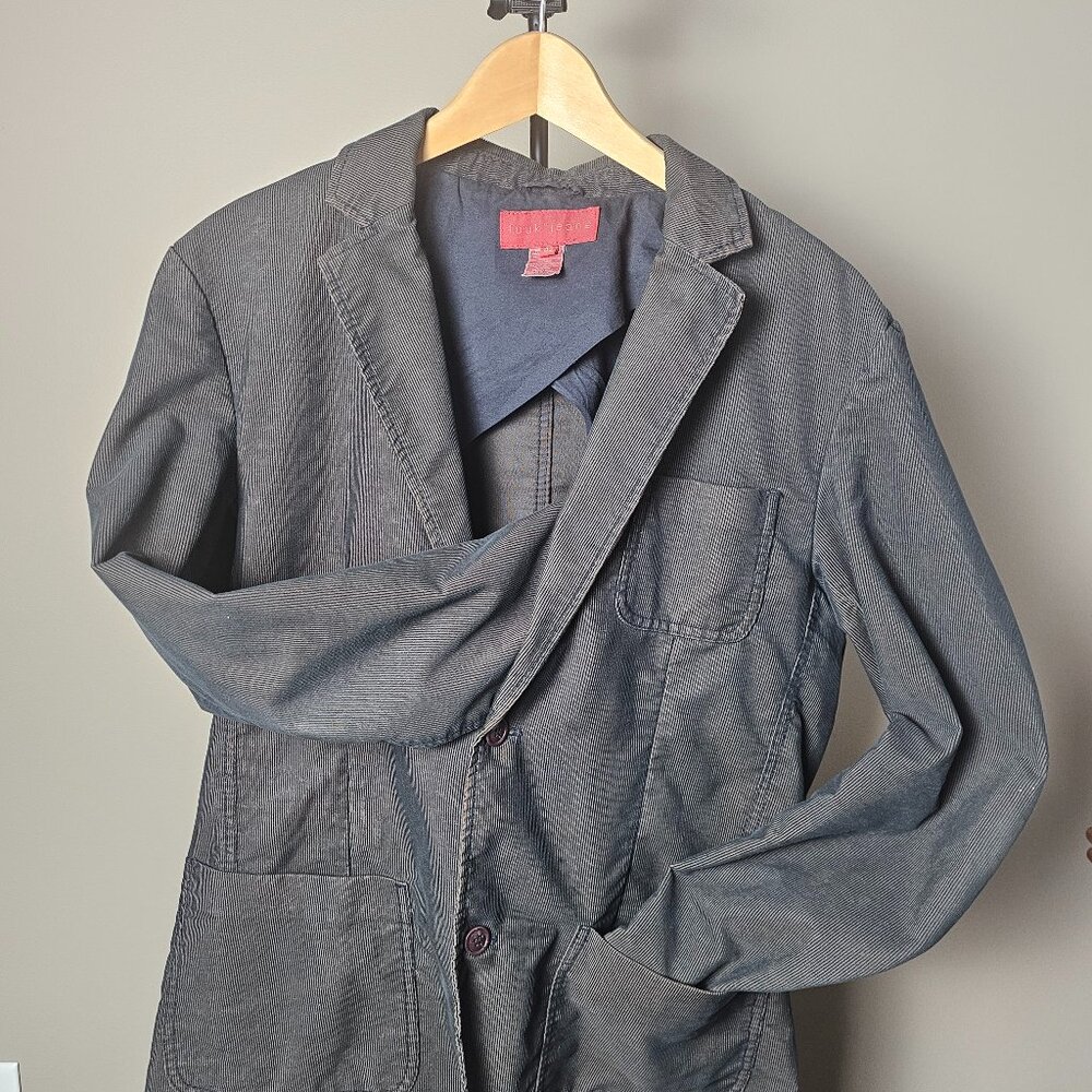 FCUK French Connection UK Men's Casual Sport Coat Corduroy-textured Jacket 42R
